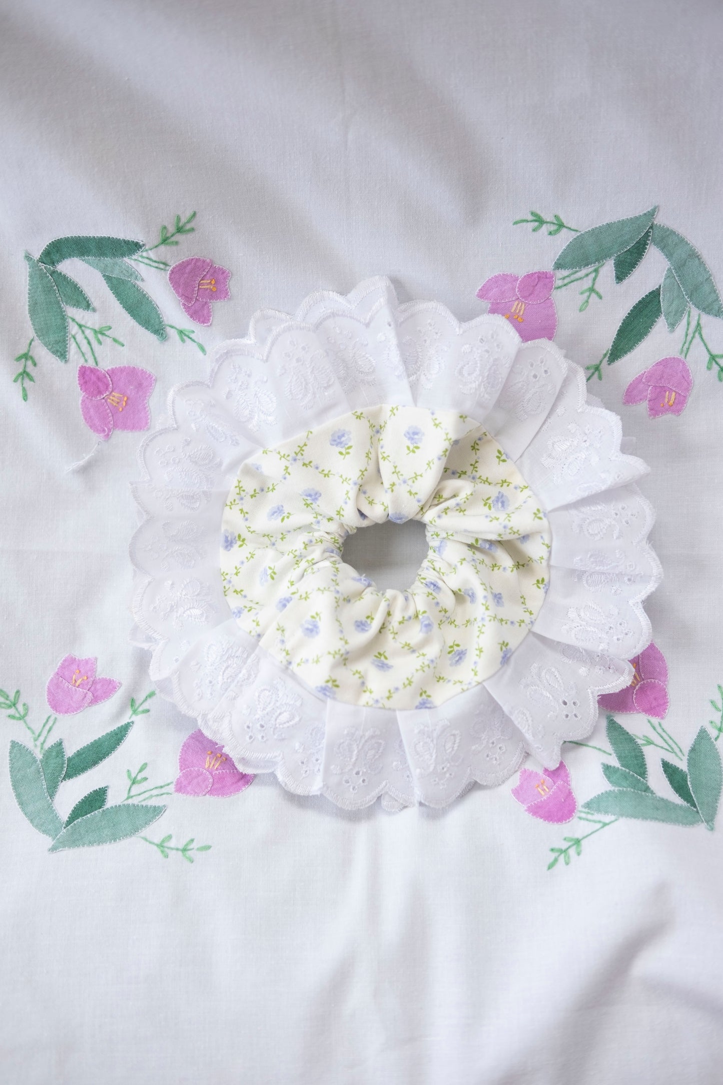 Solstice Scrunchie - Porcelain