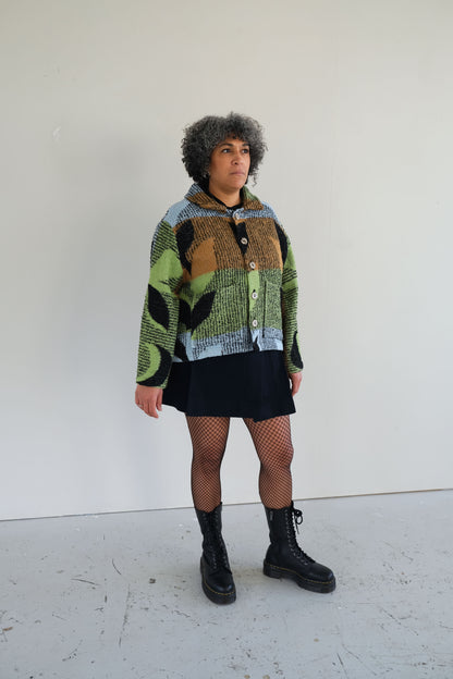 Pyrus ~ Reworked Vintage Blanket Jacket - M/L