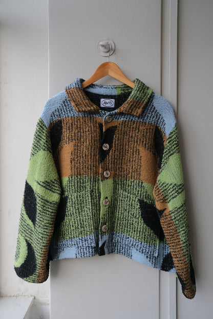Pyrus ~ Reworked Vintage Blanket Jacket - M/L