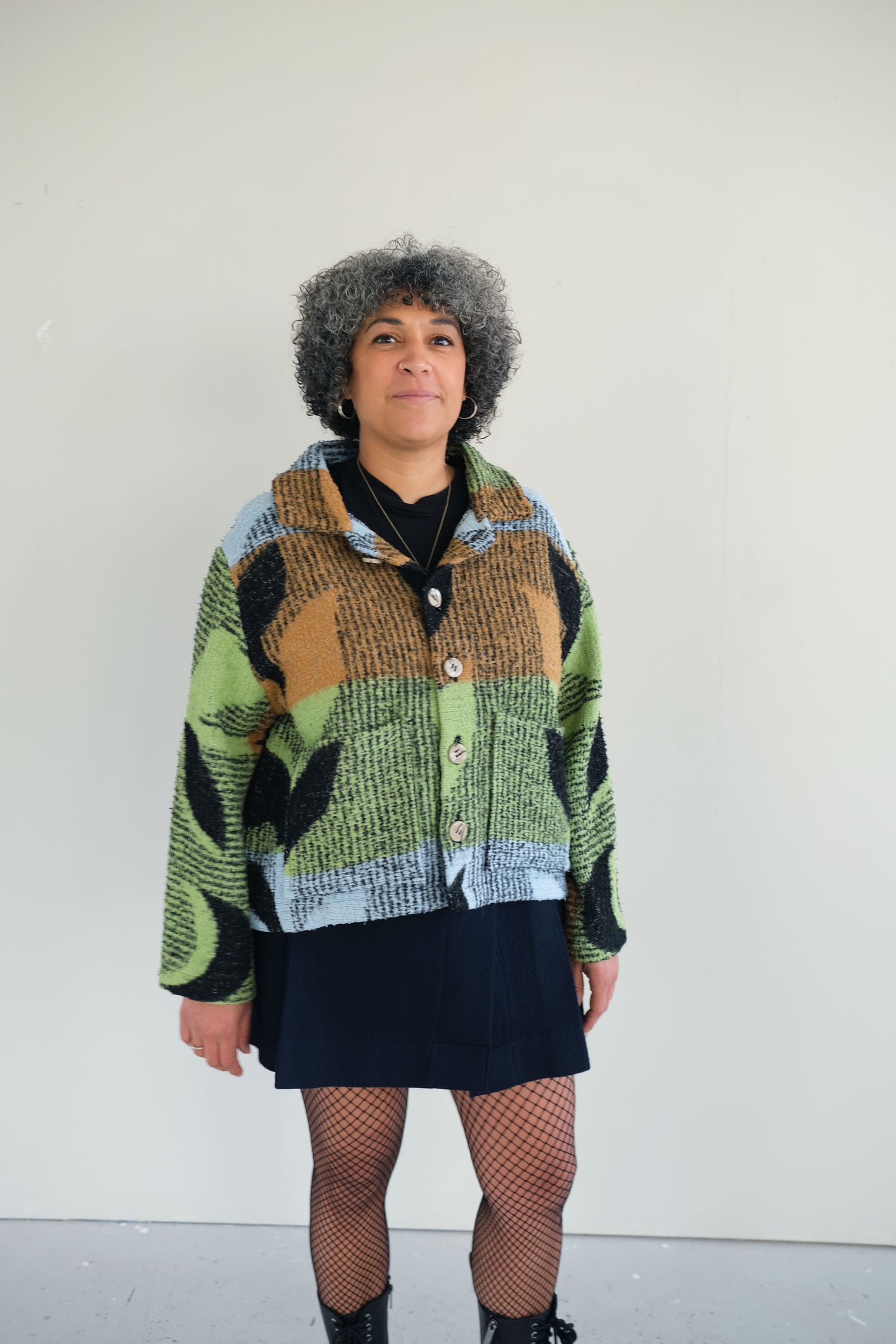Pyrus ~ Reworked Vintage Blanket Jacket - M/L
