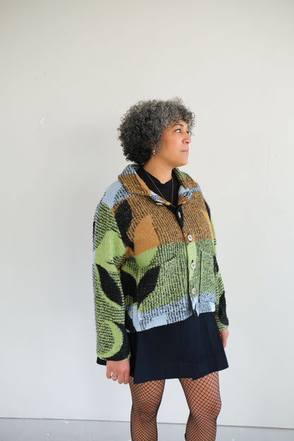 Pyrus ~ Reworked Vintage Blanket Jacket - M/L
