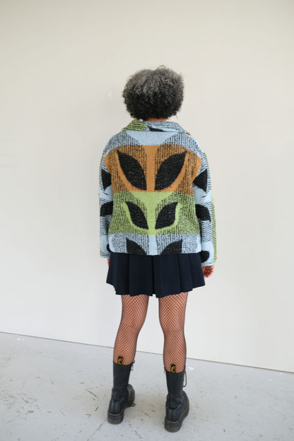 Pyrus ~ Reworked Vintage Blanket Jacket - M/L