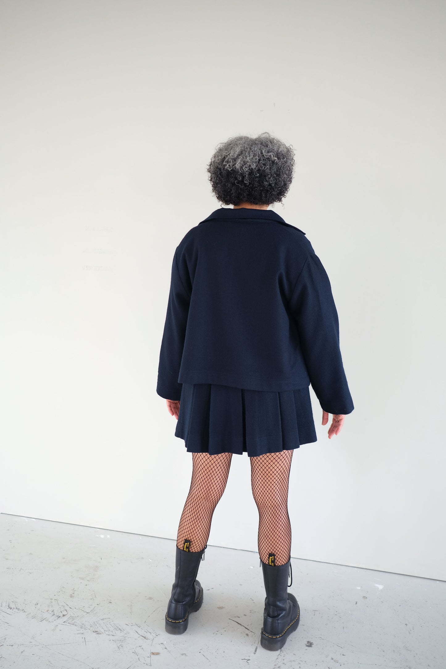 Nebula ~ Navy Deadstock Wool Jacket - M