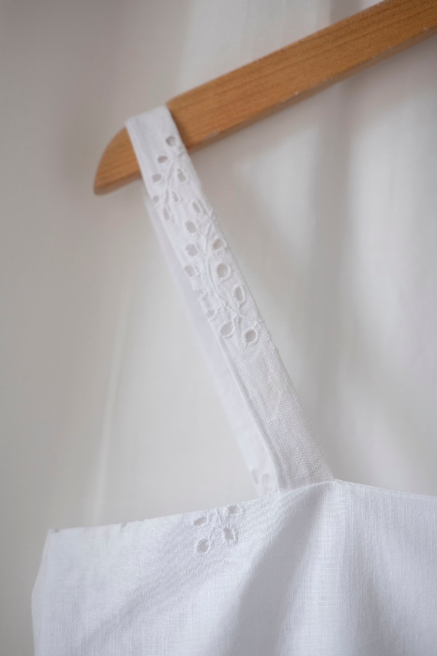 Jasmin ~ Reworked Linen Tie Cami - S/M