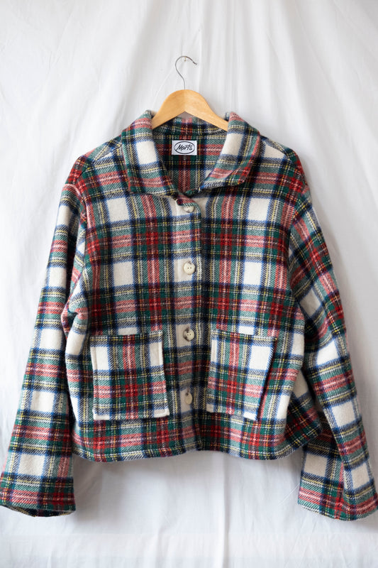 Ailis ~ Reworked Tartan Wool Jacket - M