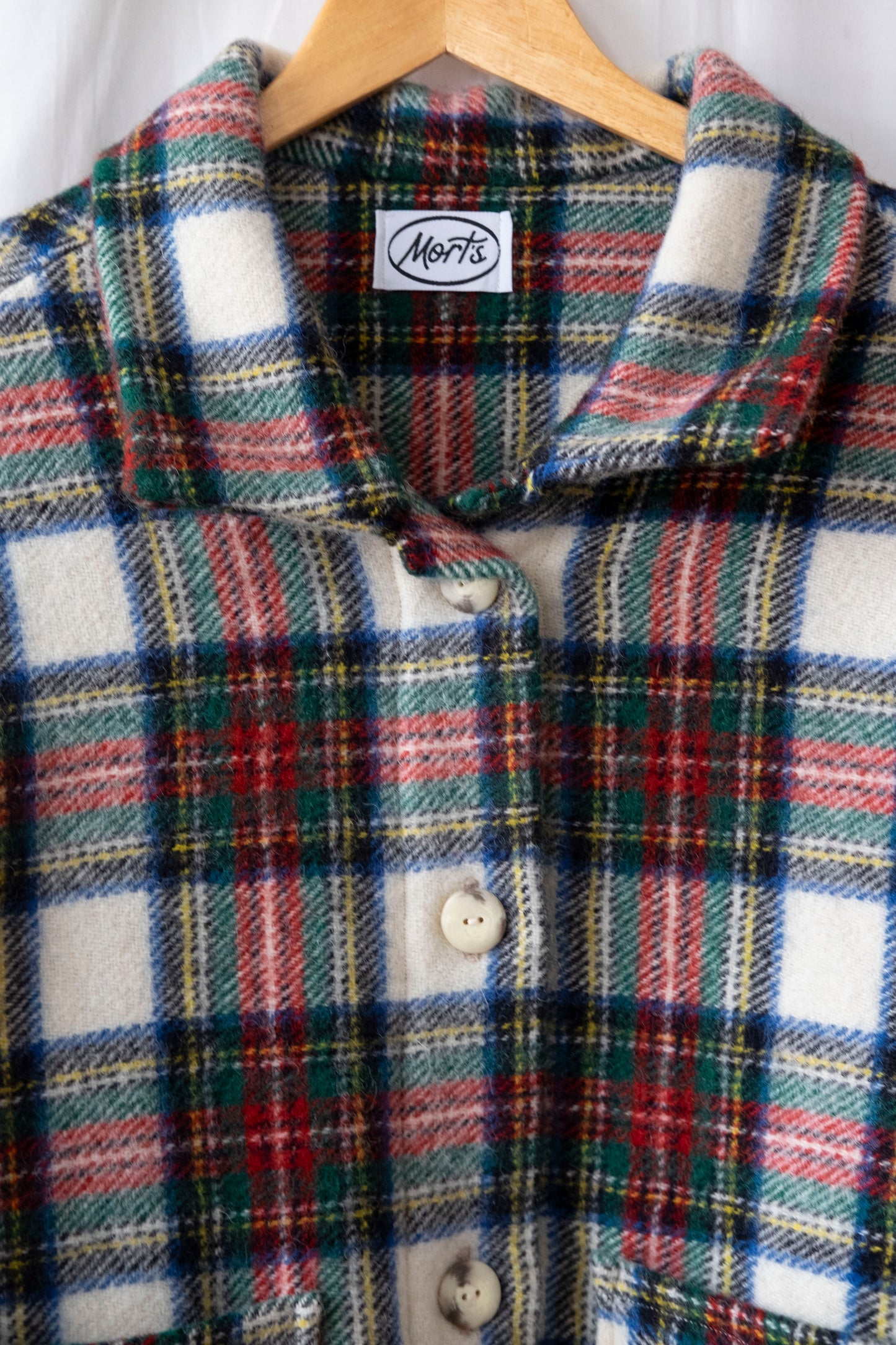 Ailis ~ Reworked Tartan Wool Jacket - M