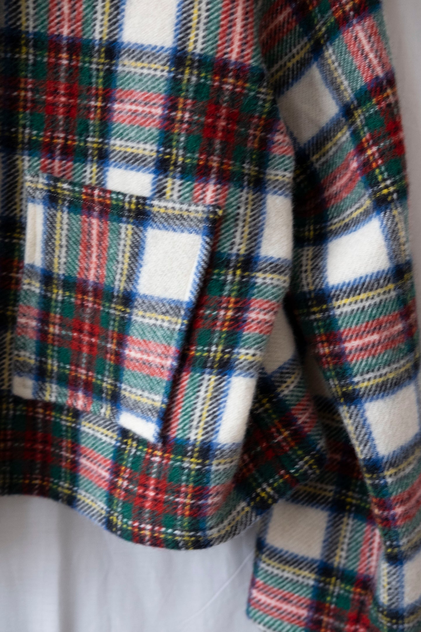 Ailis ~ Reworked Tartan Wool Jacket - M