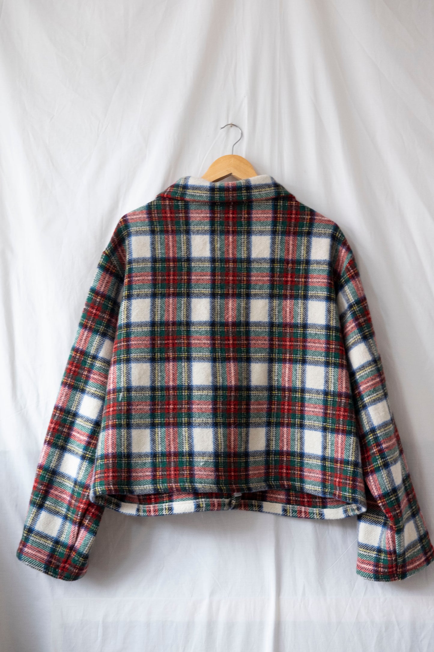 Ailis ~ Reworked Tartan Wool Jacket - M