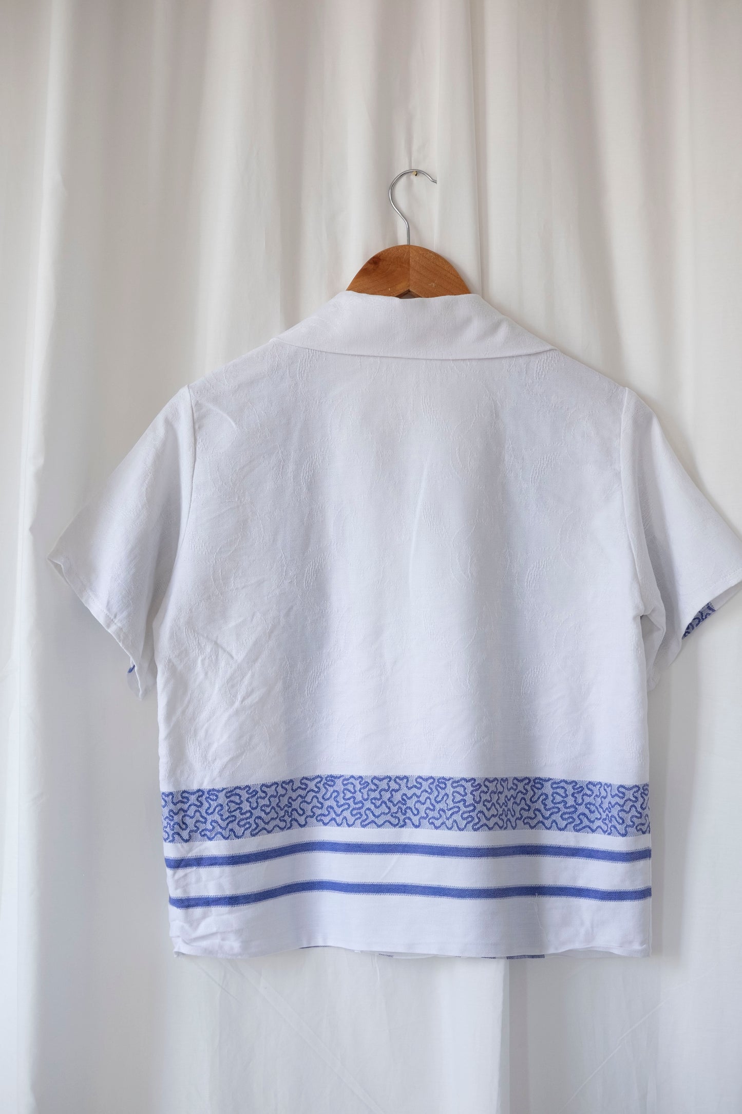 Hockney ~ Reworked Vintage Cotton Shirt - S